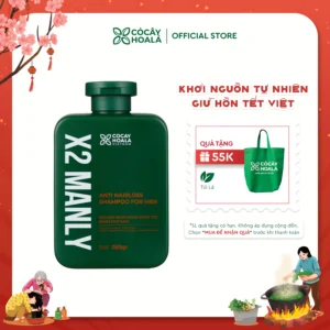 Dầu Gội Thảo Dược Cỏ Cây Hoa Lá Dành Cho Nam X2 Manly 250G